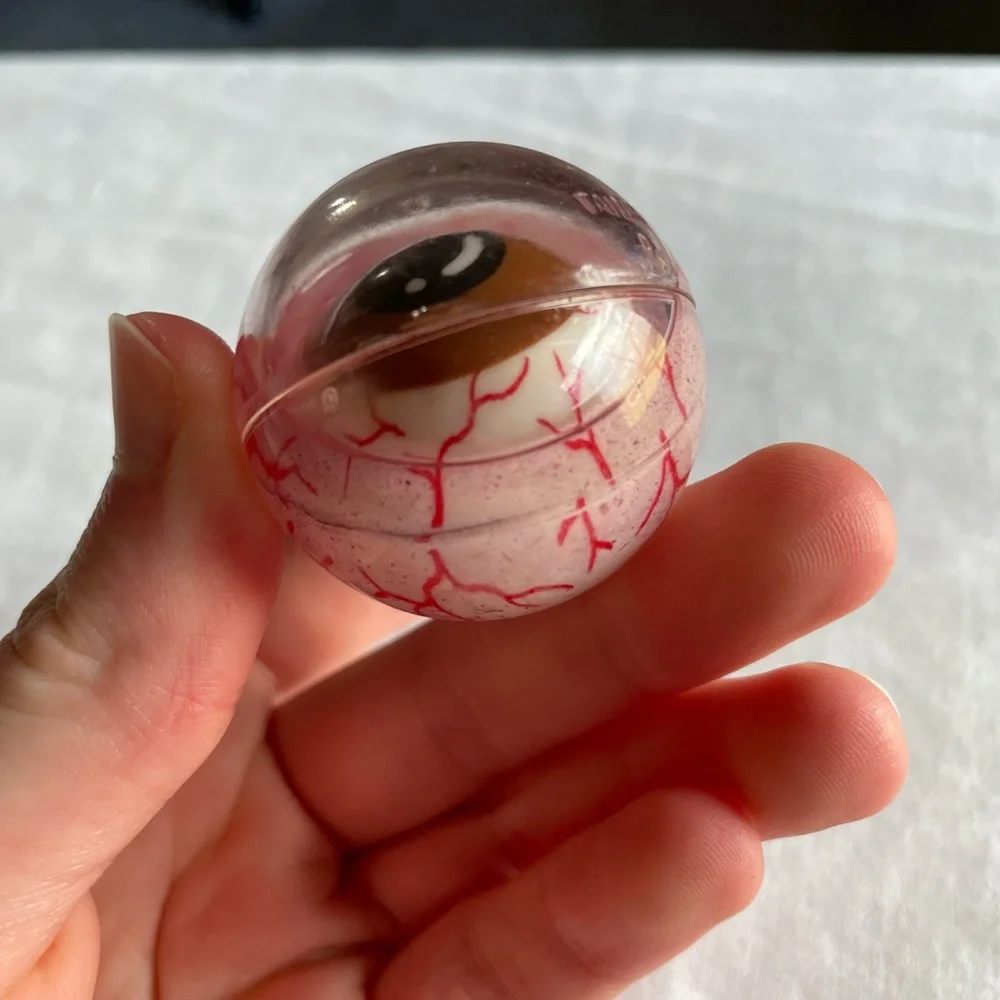 Brown Eyeball  with Pink Veins - Picture 3 of 3